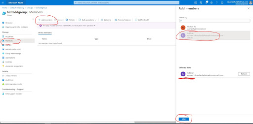 Azure Active Directory Group - Create Basic Group And Add Member